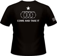 Texas Come and Take It T-Shirt - Black