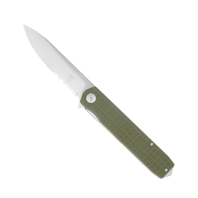 Large Cayden OD Green Drop Serrated