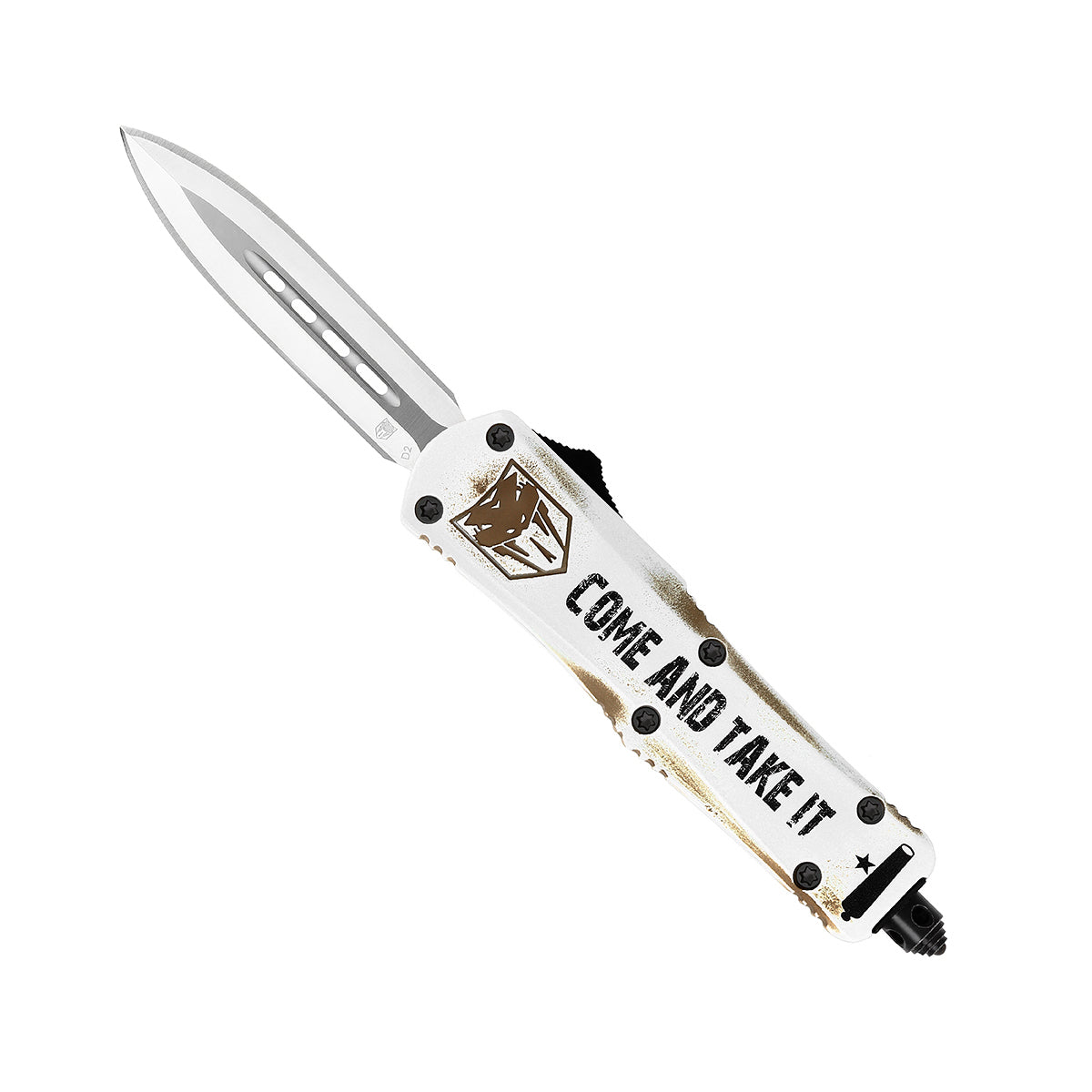 Mini Black Automatic OTF Knife Stainless Steel