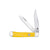 Traditional Two Blade Trapper Yellow Delrin Handle