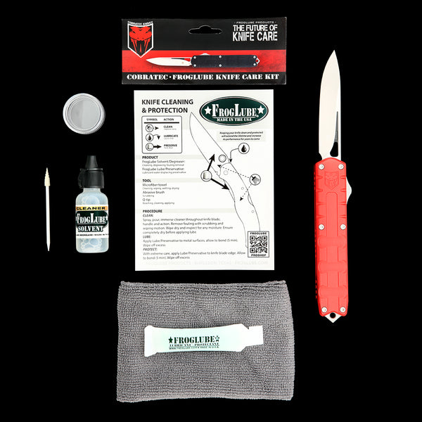 FrogLube Knife Care Kit - CobraTec Knives