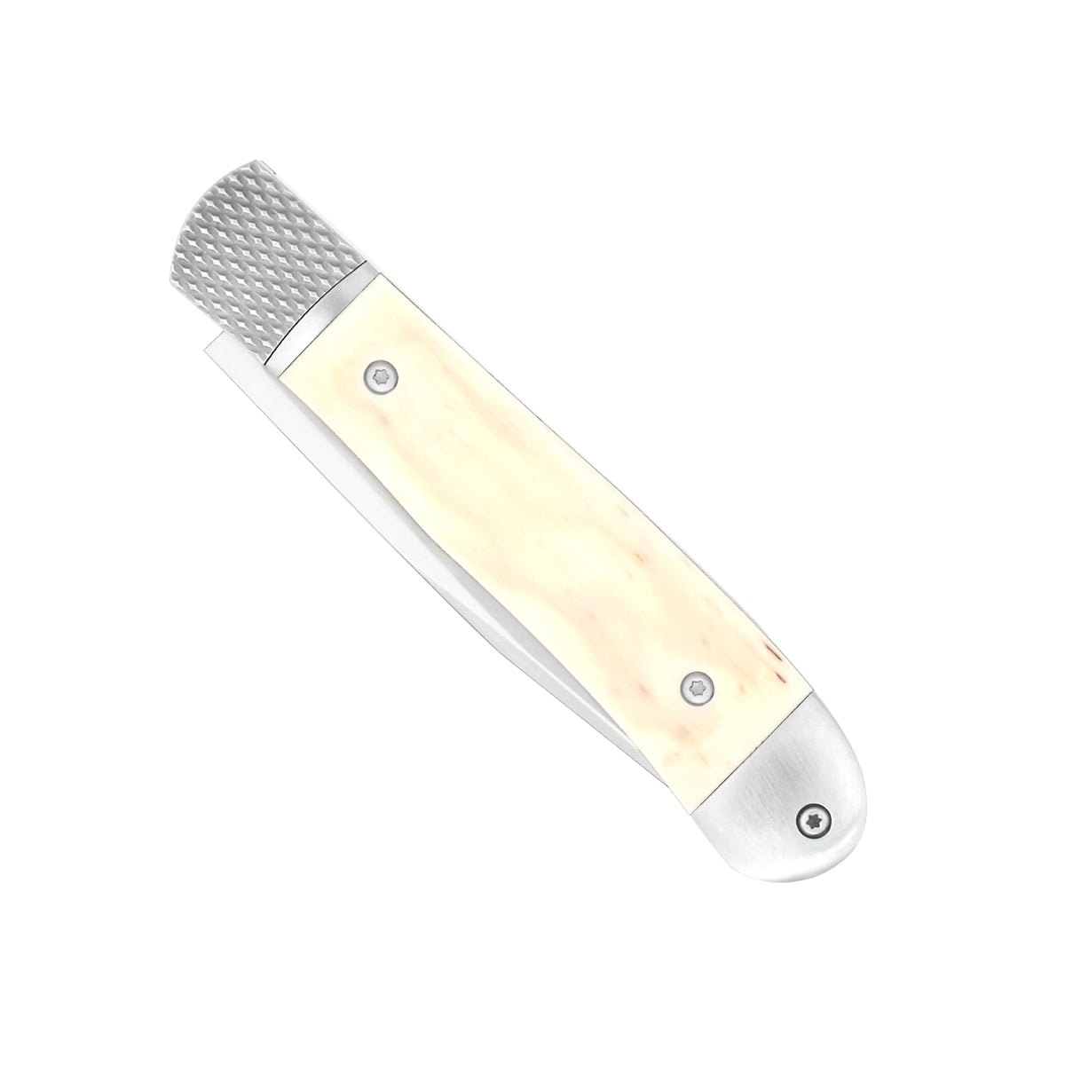 White Bone Handle Pocket Knife for Sale